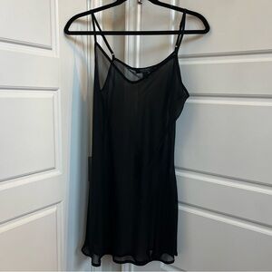 All Saints Black Slip Size 4
